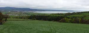 View into Dungarvan from the hills.