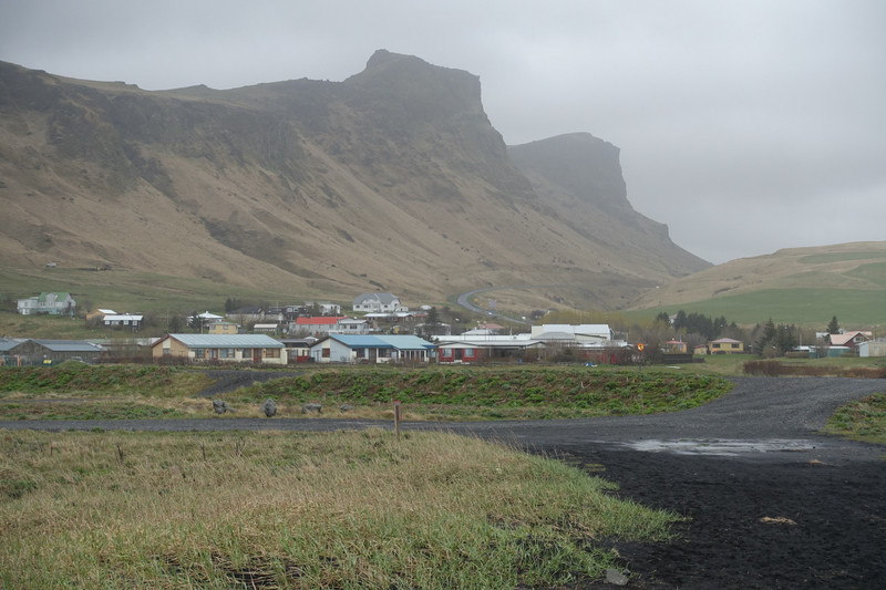 The small town of Vik.
