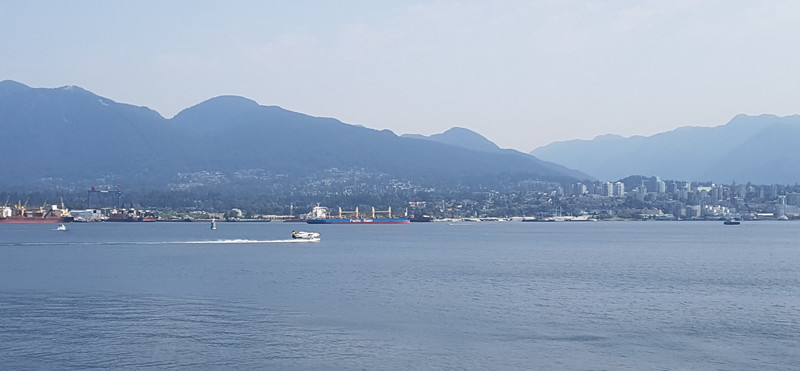 Looking over the water to North Vancouver