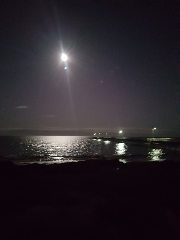 Moon rising over Fowlers Bay (final night)