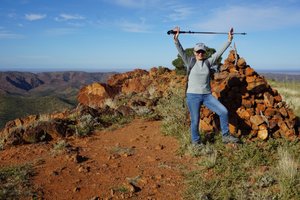 Jane summits Acacia Mtn