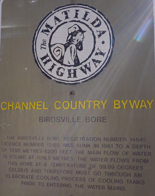 Birdsville Bore information