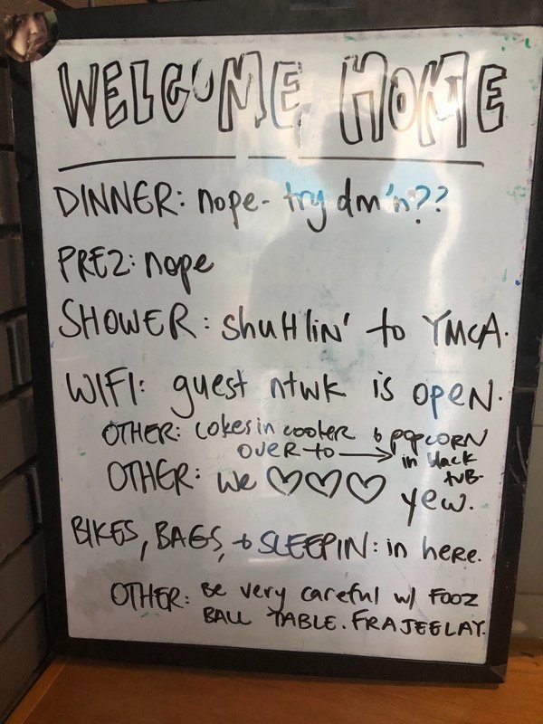 An example of our white board—NJ definitely takes the cake for most creative! 