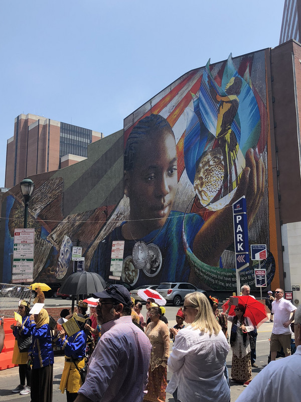 A City known for its murals 
