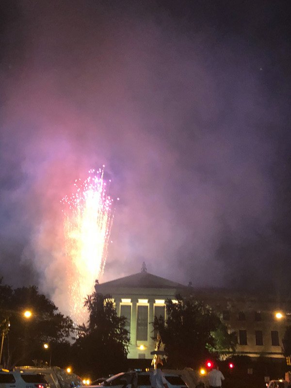 Fireworks over the Art Museum ?