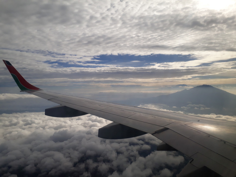 Flight over Kilimanjaro 