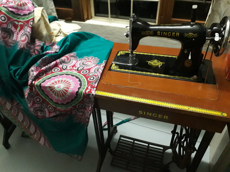The sewing machine 