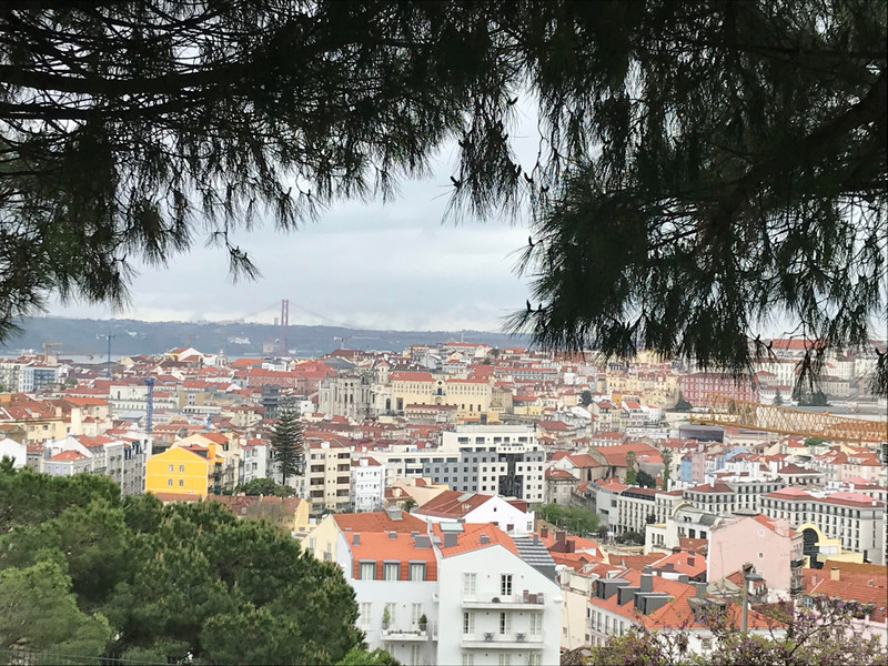 View of Lisbon from our Walk