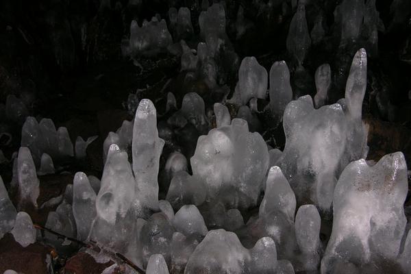 Ice at the Entrance to the Cave