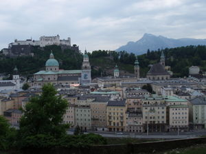 Salzburg - The fortress and the Untersberg