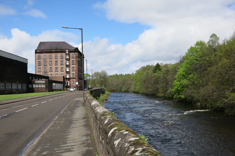 Deanston Distillery and the River Teith