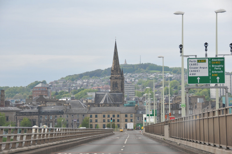 Heading into Dundee