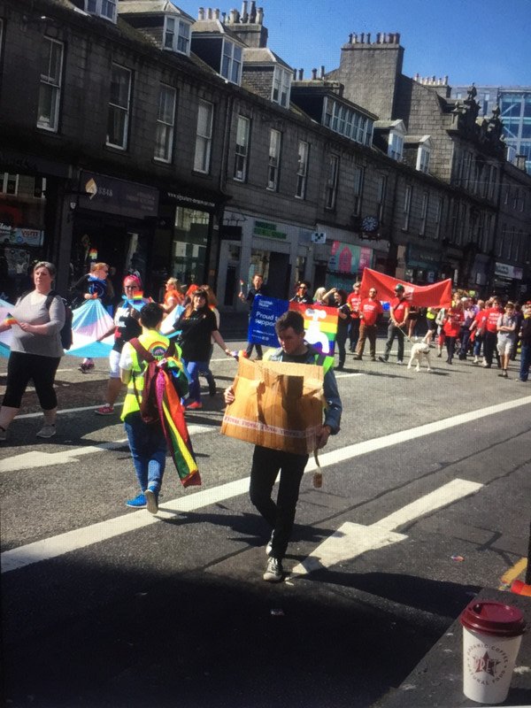 The Grampian Pride March Aberdeen 