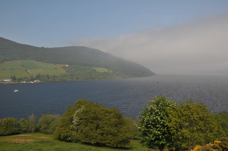 Loch Ness - the haar still dispersing