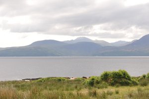 The Kilbrannan Sound with Arran in the distance 