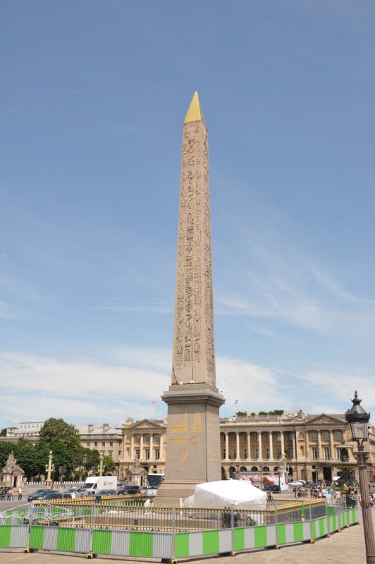 The Obelisk of Luxor in the Place de la Concorde