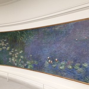 One of eight Water Lilies murals by Claude Monet