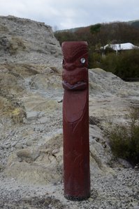 Maori Carving, Hell's Gate