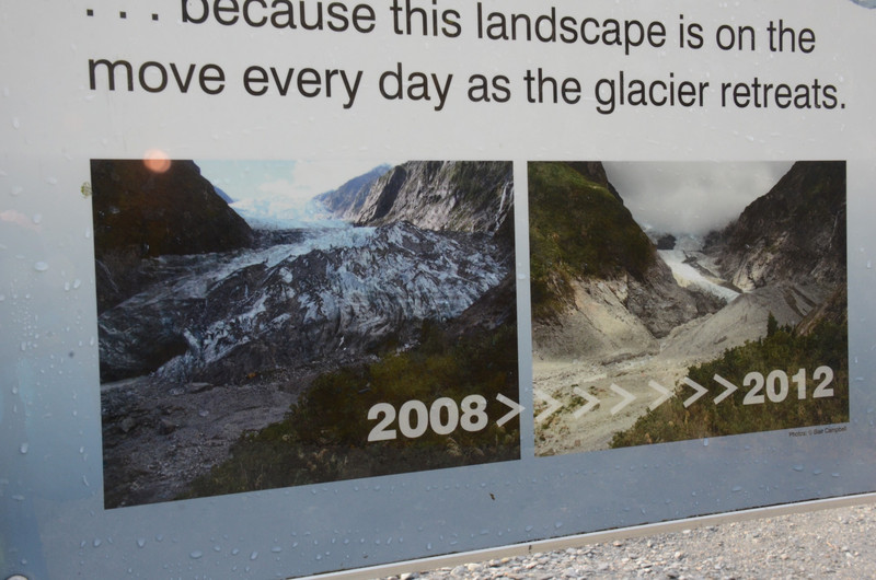 Franz Joseph Glacier Changes Over Time 
