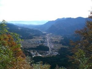 view from the Usui Pass