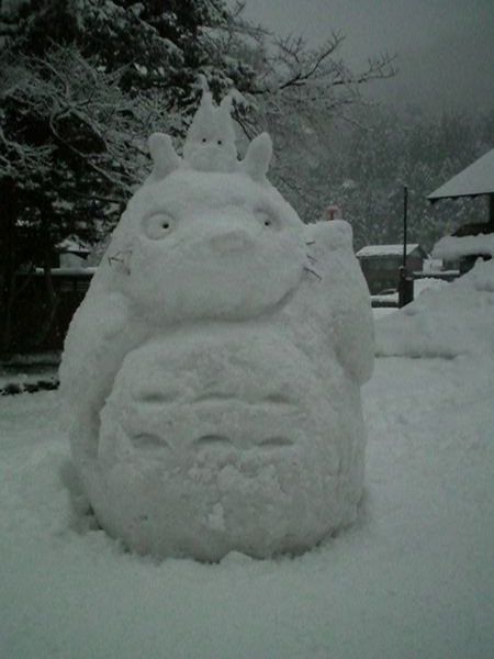 "Totoro" from Japanese very famous animation character.