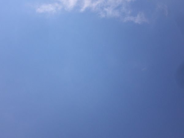 blue sky in Nakasedno at 17th May