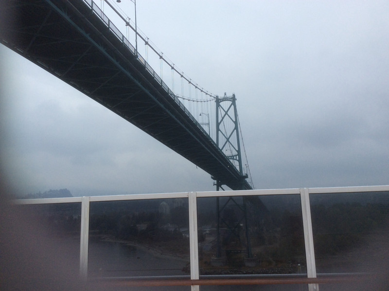 Going under Lions Gate