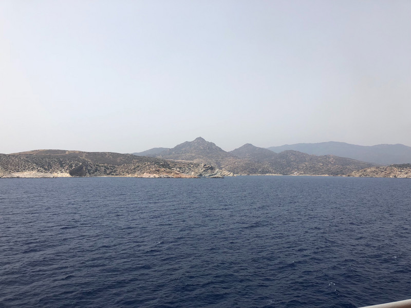 Approaching Santorini