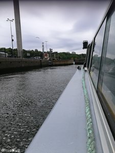 Waiting for the lock to open