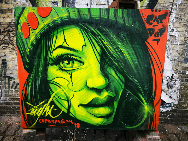 Christiania artwork/graffiti 