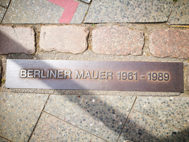 Berlin Wall marker