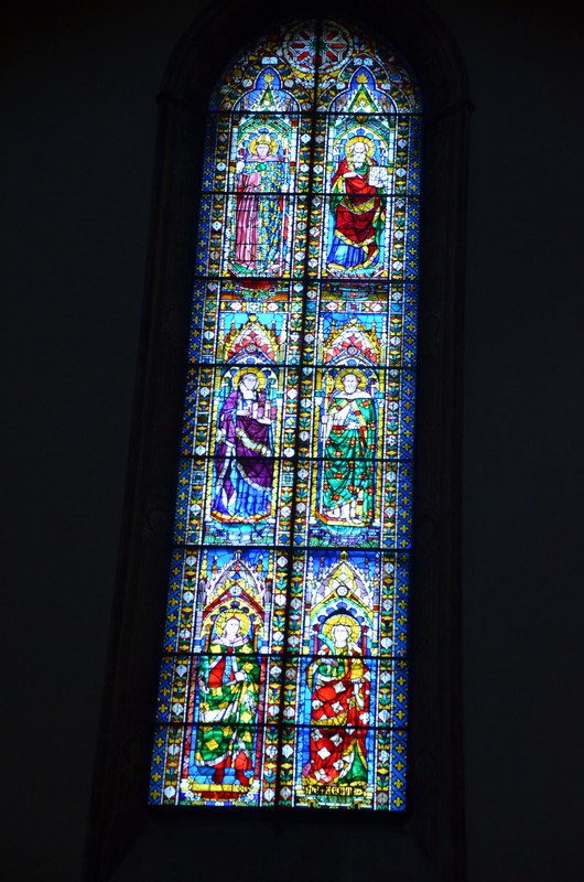 Stunning stained glass window 