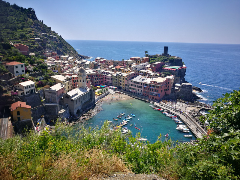 Coming into Vernazza
