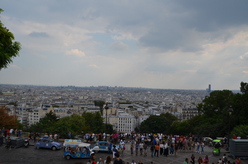 The view over Paris from Sacré-Cœur