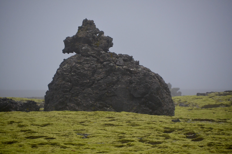 Interesting rock formation from volcanic activity