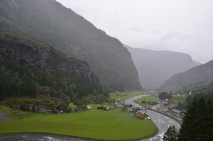 One of the beautiful valleys on the Flåm railway line 