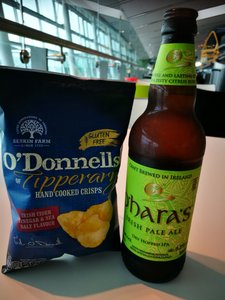 Irish Pale Ale and crisps from Tipperary