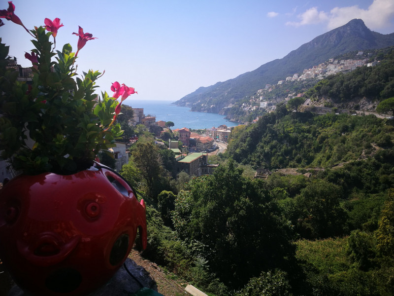 The view along the Amalfi Coast 