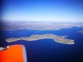 Flying over and arriving in Croatia 