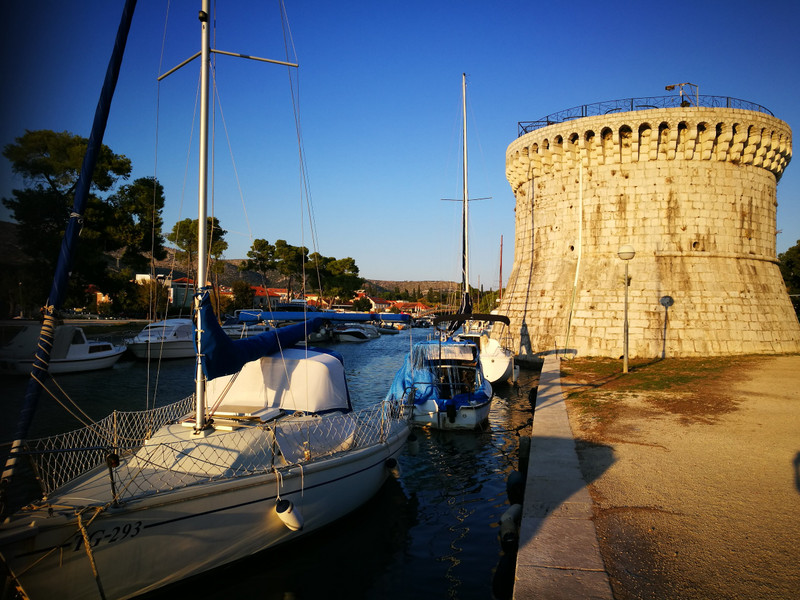 Another one of the waterways surrounding Trogir 