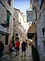 The streets of Trogir