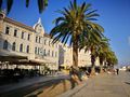 The waterfront of Trogir 