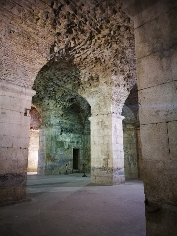Underground in Diocletian's Palace 