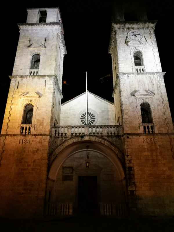 The cathedral in Kotor 
