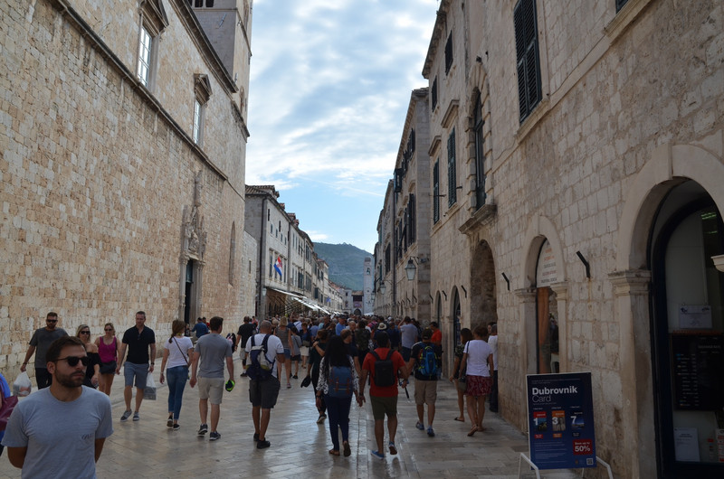 The Stradun - main street of Dubrovnik 