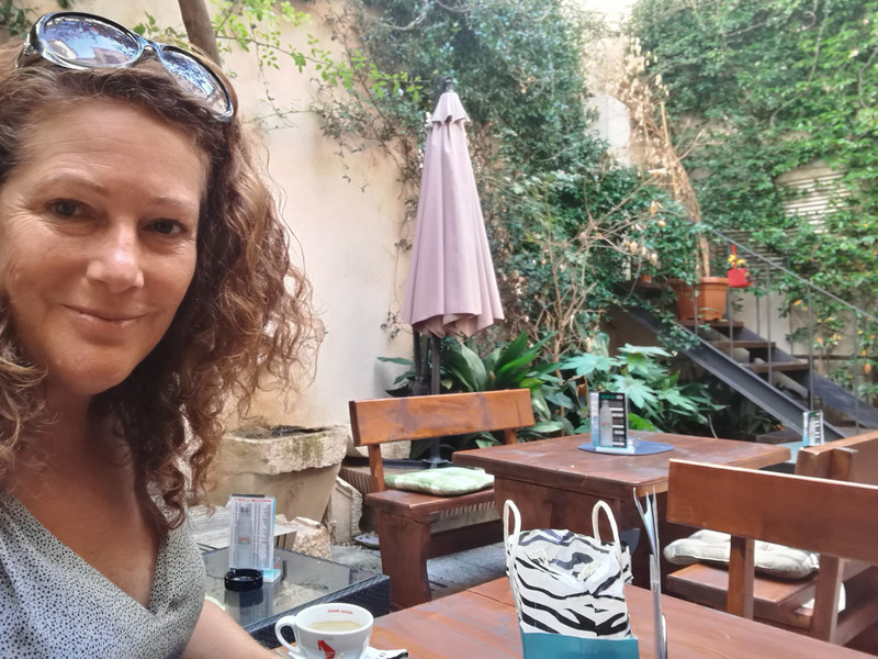 My last coffee in the old city of Dubrovnik 