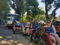Becaks (motorized tuktuks) for our trip into the country