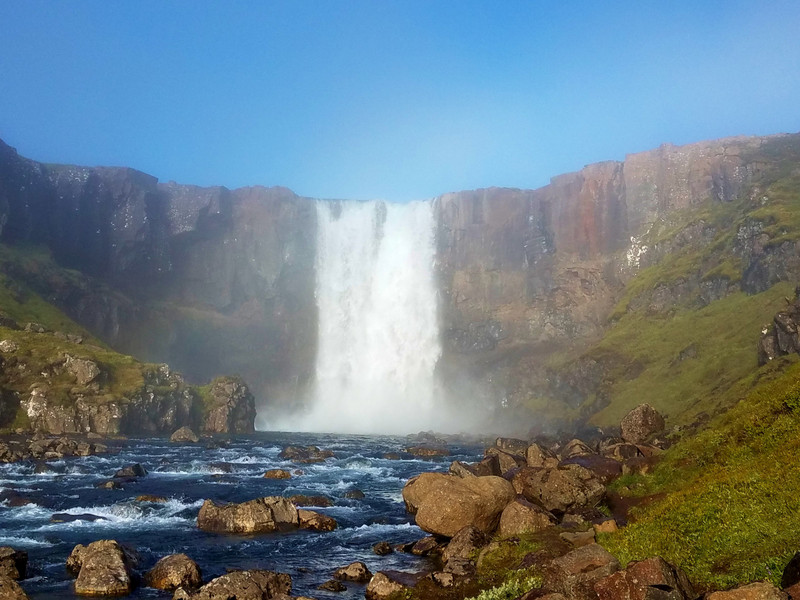 One of the waterfalls above Seydisfjordur
