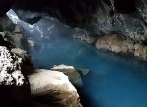 Grjótagjá Cave - they won't let you swim in it any more, but it was beautiful