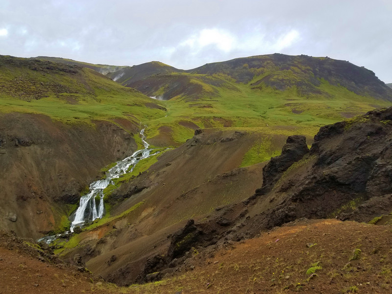 Hiking to the Reykjadalur Hot Spring Thermal River